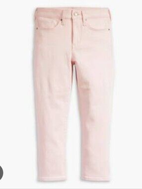 NWT.... Pink Levi 311 Women’s Shaping Skinny Soft Pink Mid-Rise Stretch Jeans